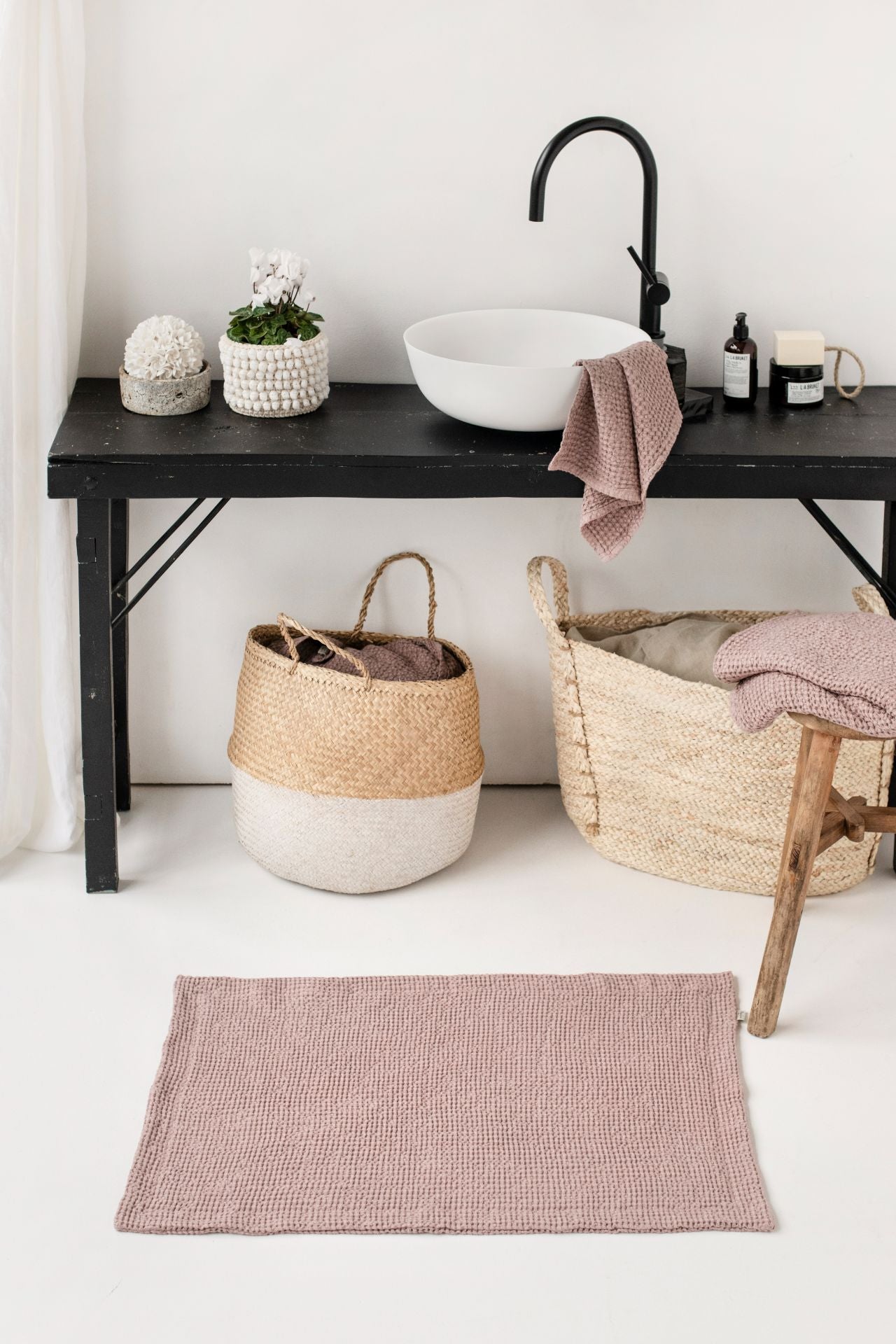Waffle Bath Mat in Various Colors