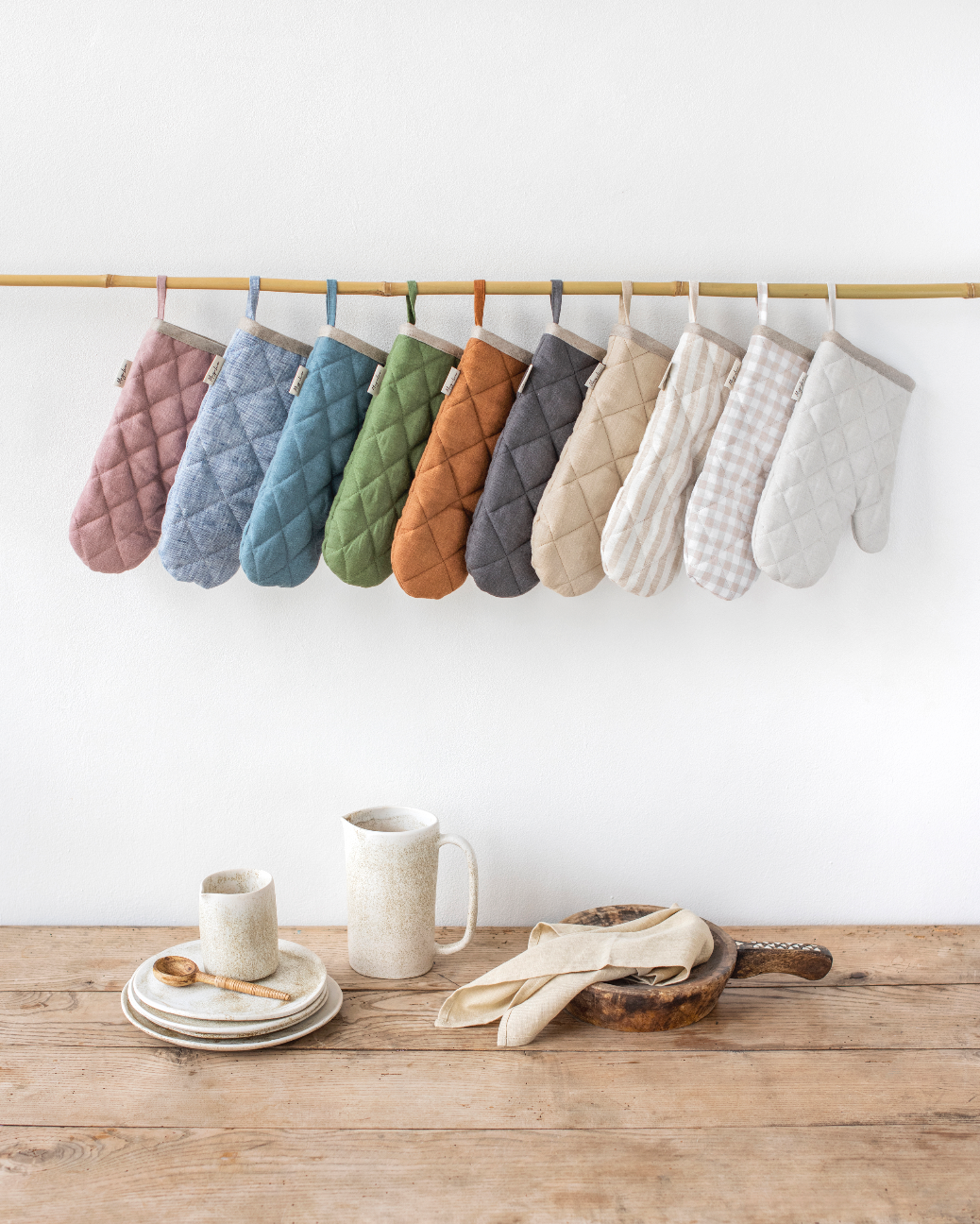 Linen oven mitt (1 pcs) - MagicLinen
