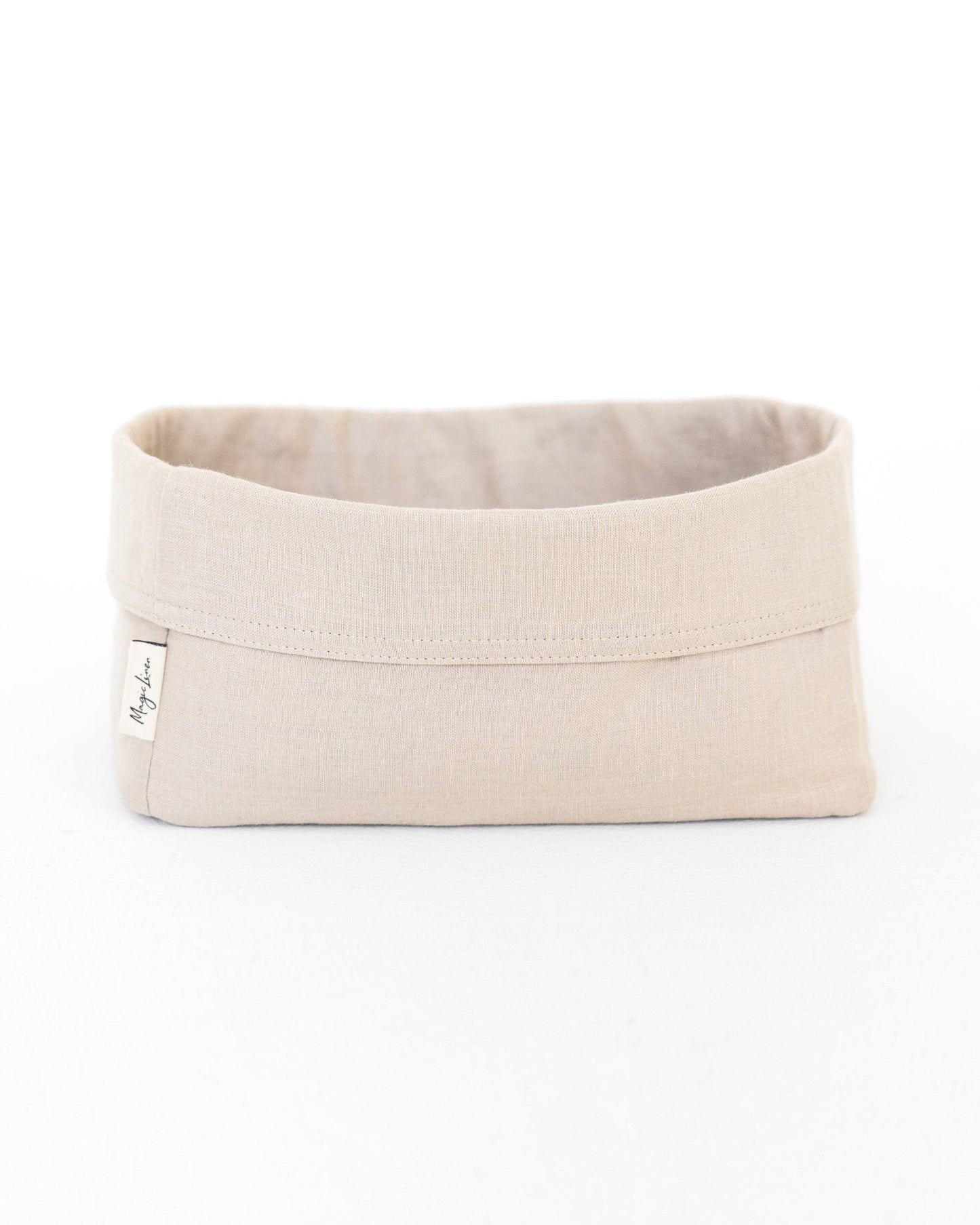 Linen bread basket in Natural | MagicLinen