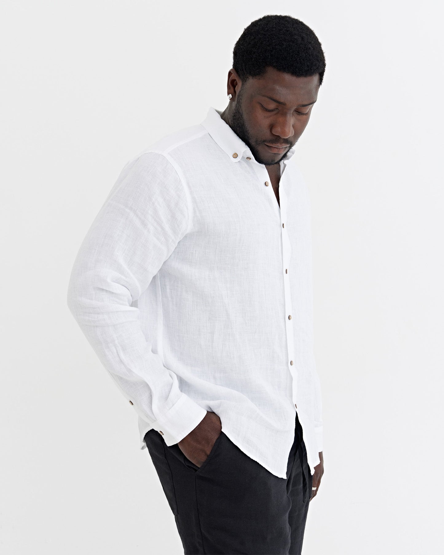 Mens Linen Pants PALERMO in Black | MagicLinen