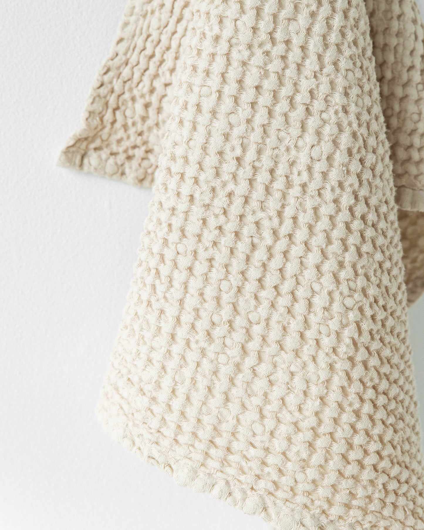 Waffle Kitchen Towel in Vanilla