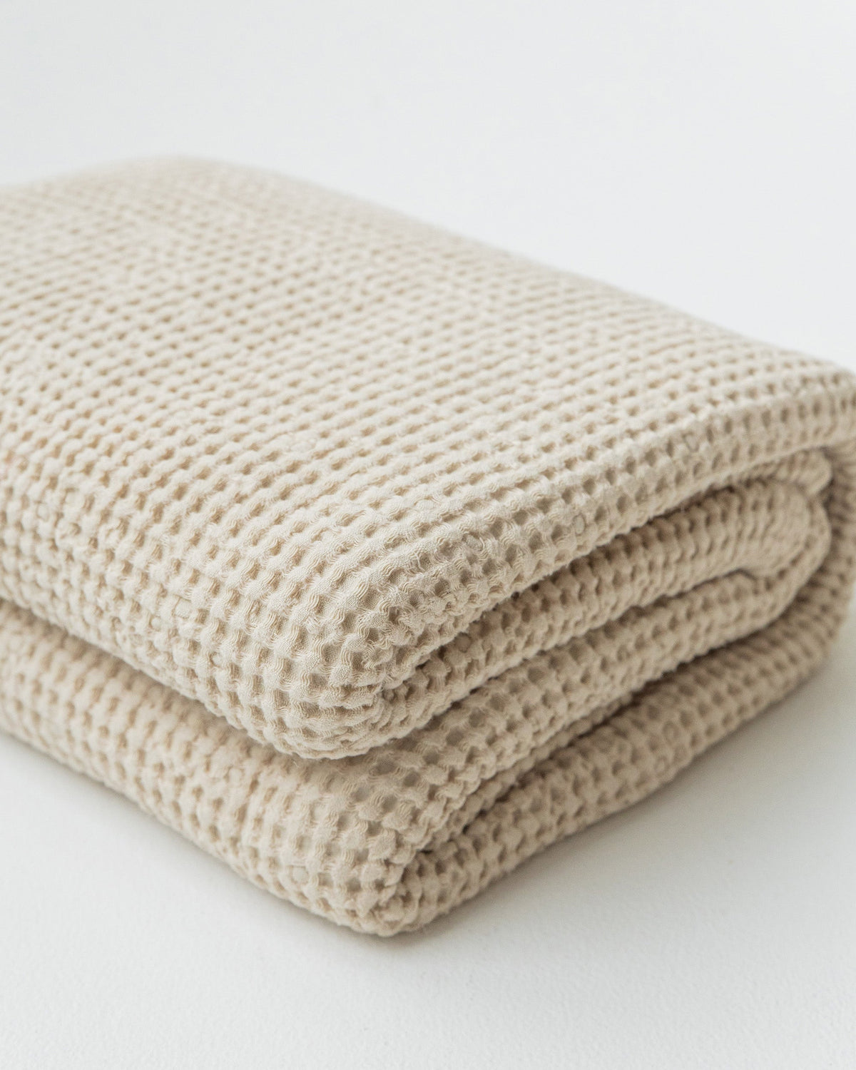 Waffle blanket in Vanilla | MagicLinen