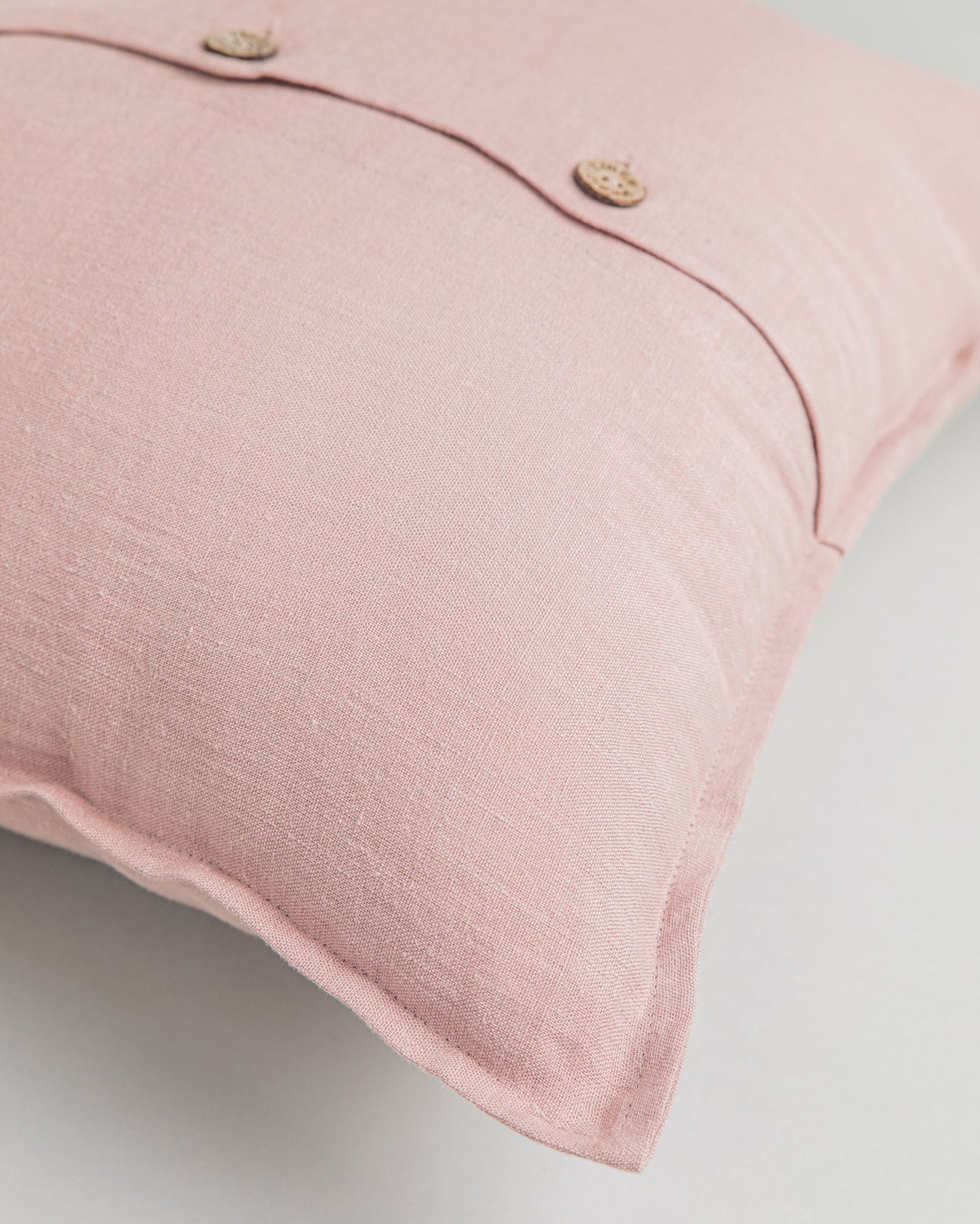 Deco pillow cover with buttons - MagicLinen