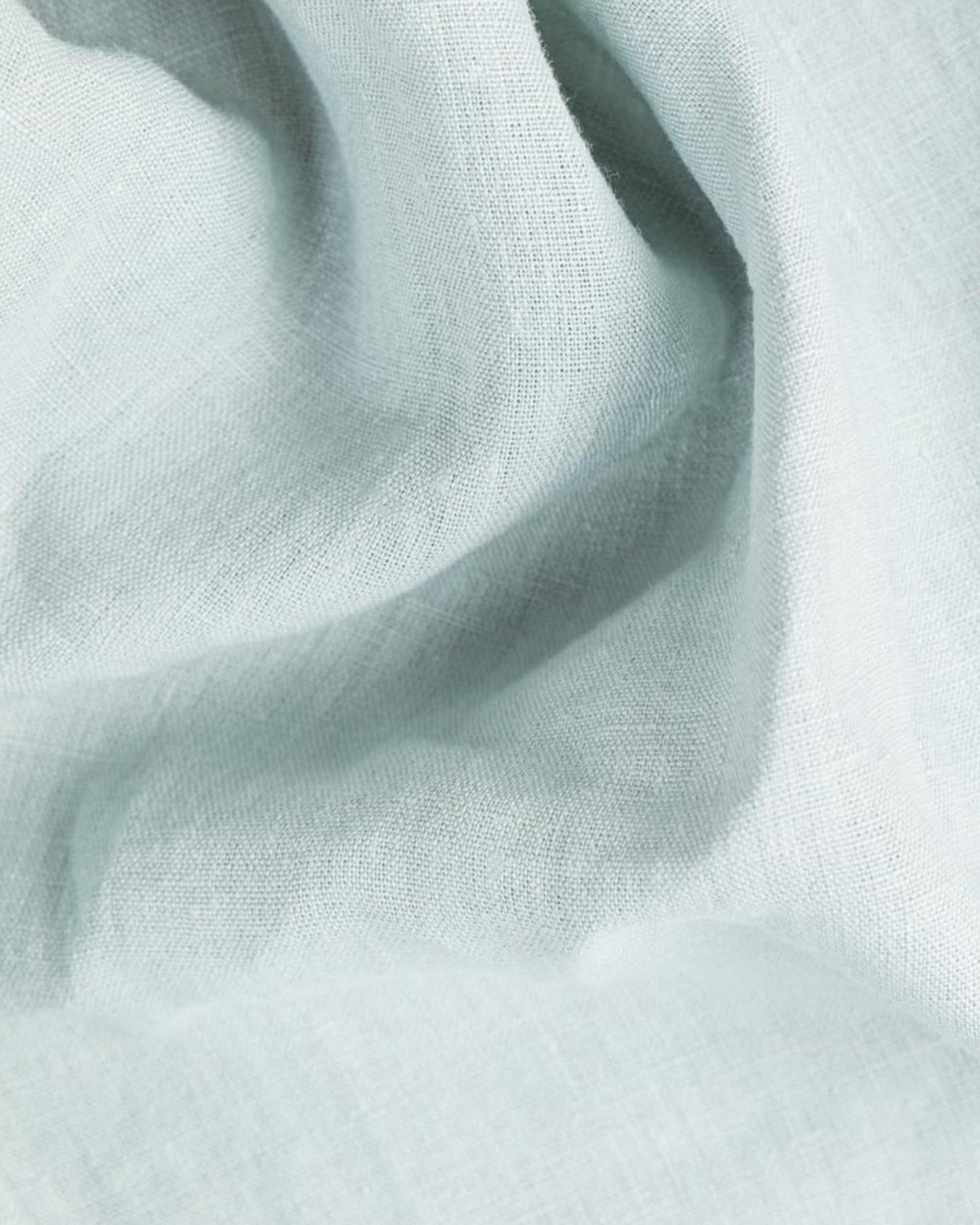 Dusty blue linen flat sheet - MagicLinen