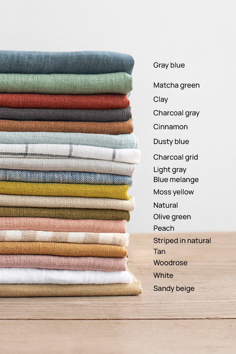 Clothing linen fabric sample set