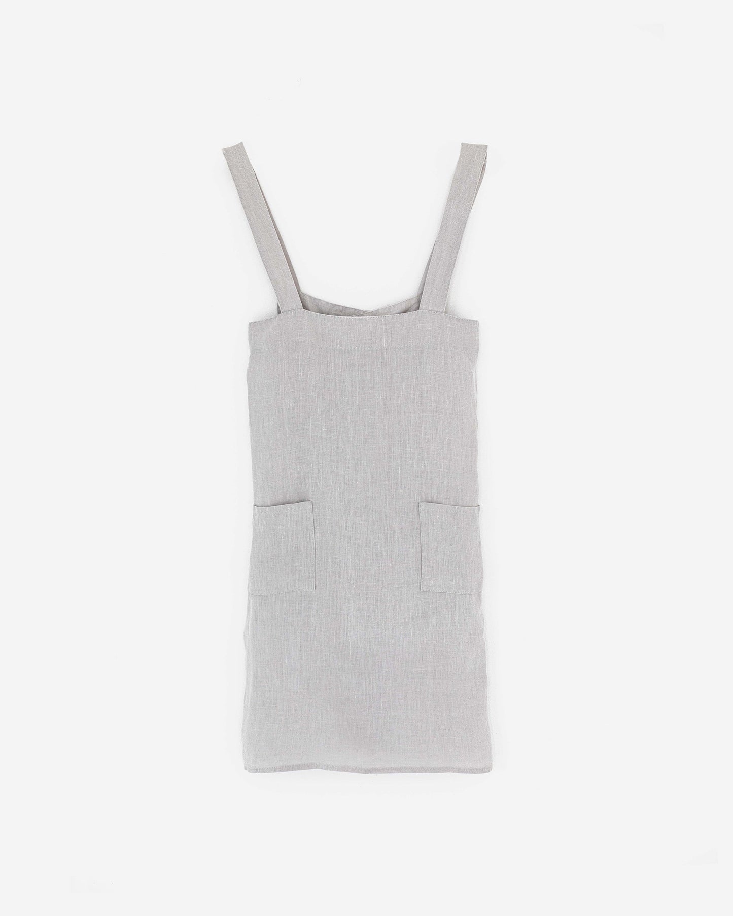 Japanese cross-back linen apron - MagicLinen