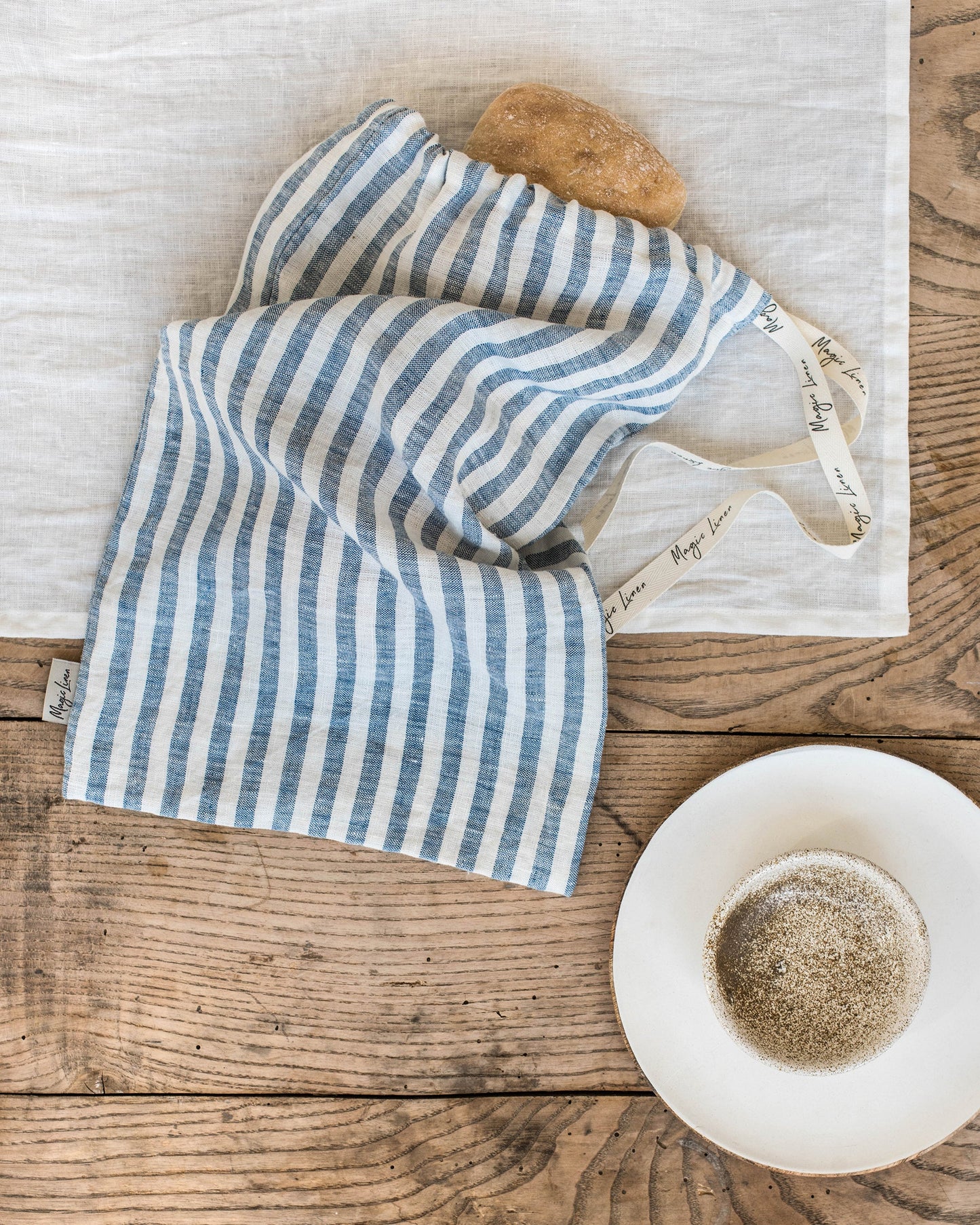 Linen bread bag - MagicLinen