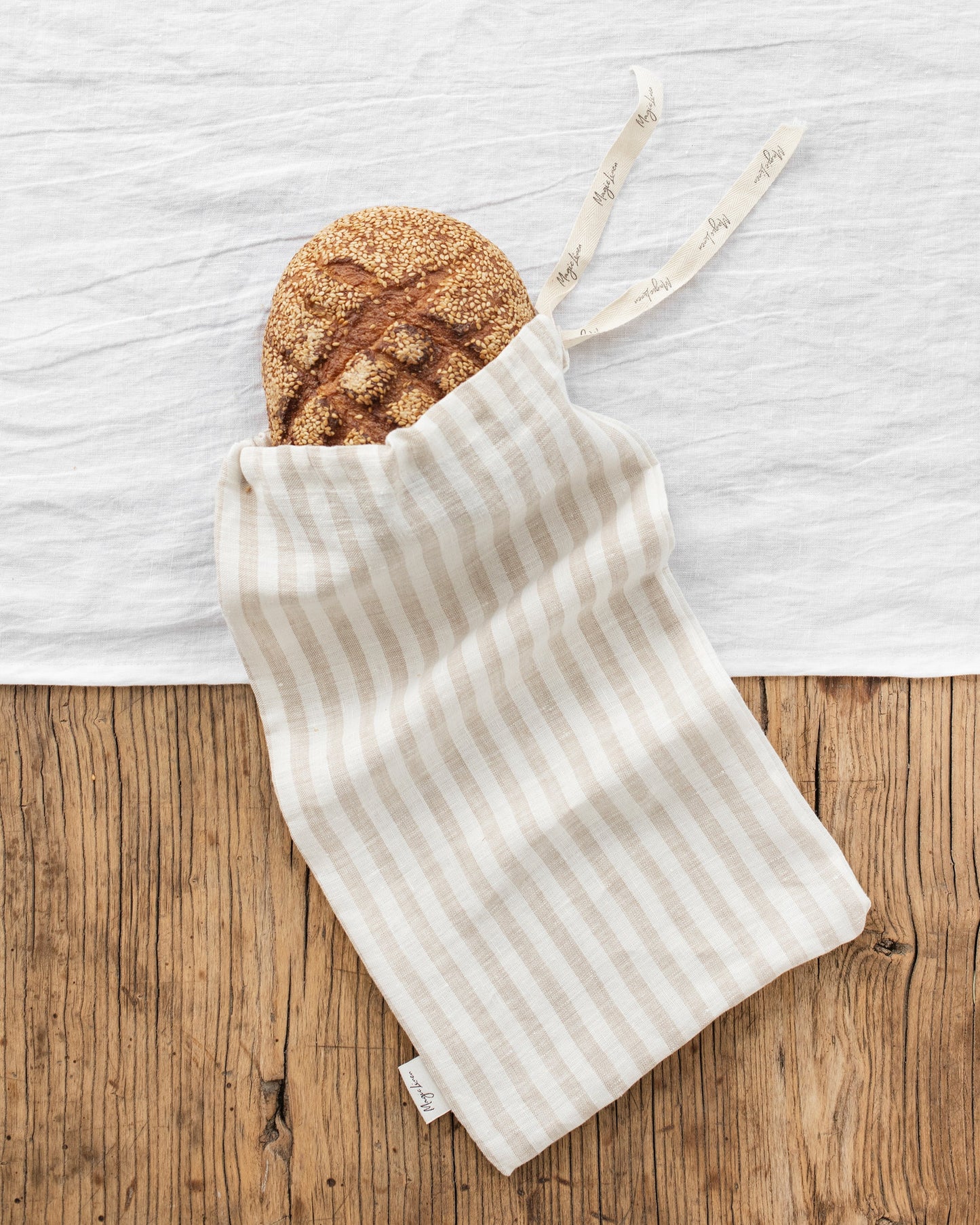 Linen bread bag - MagicLinen