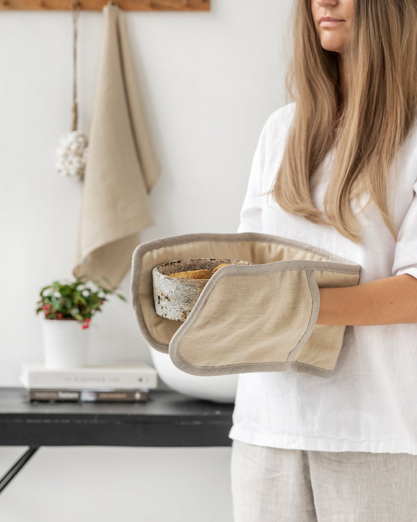 Double oven mitt (1 pcs) - MagicLinen