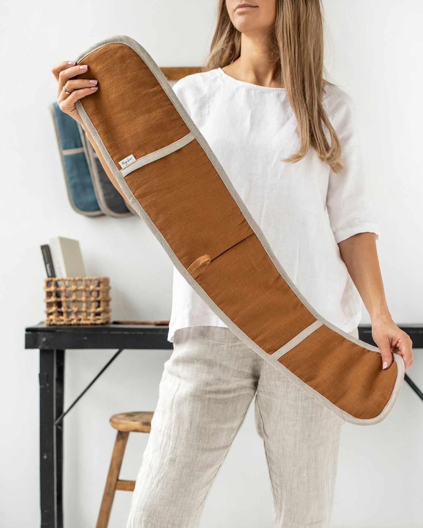 Double oven mitt (1 pcs) - MagicLinen