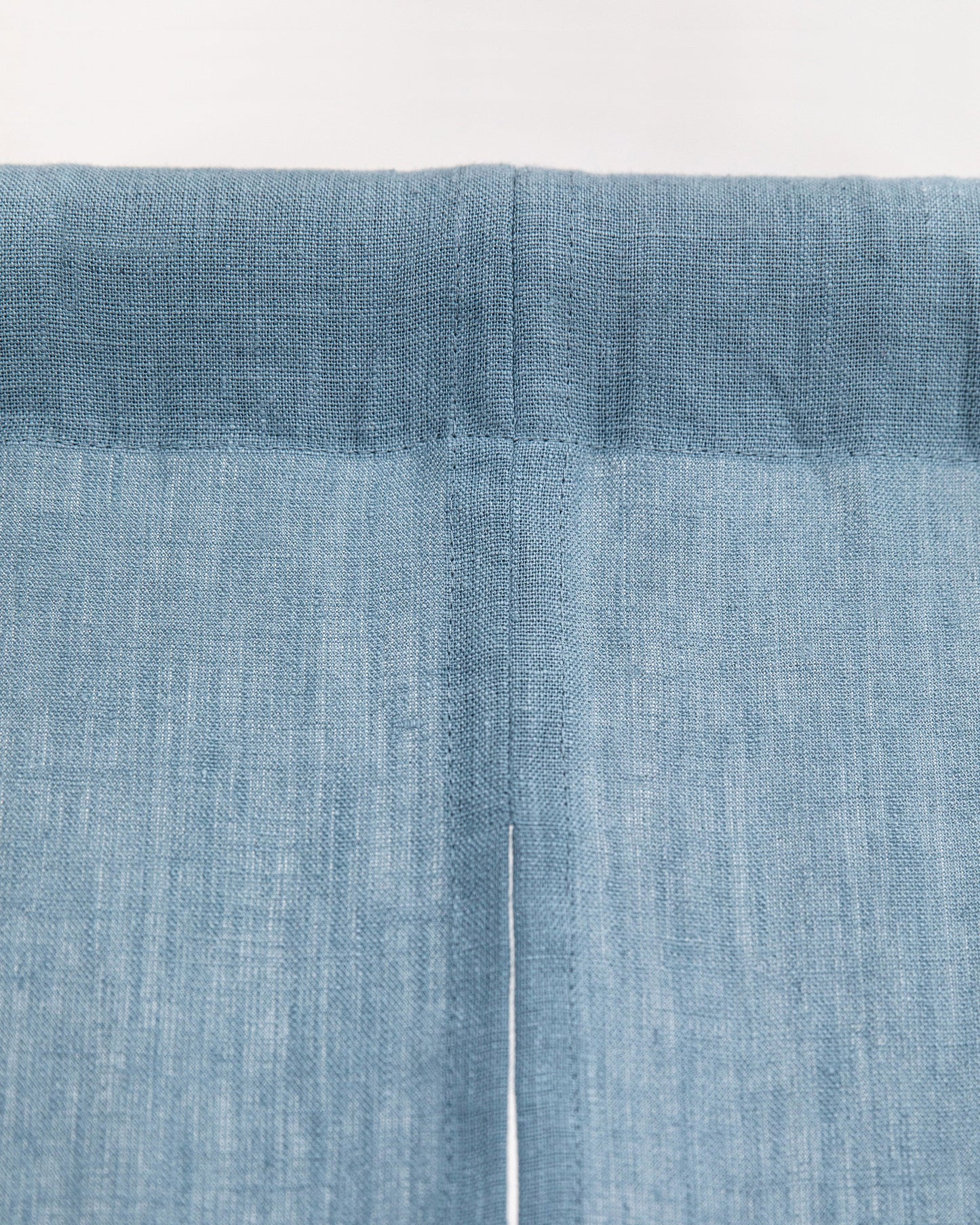 Linen noren curtains (1 pcs) in Gray blue - MagicLinen