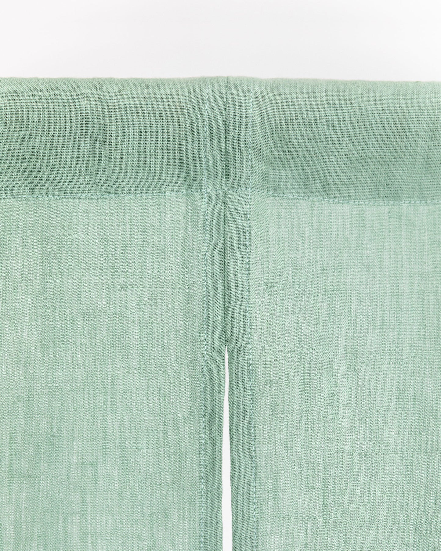 Linen noren curtains (1 pcs) in Matcha green - MagicLinen