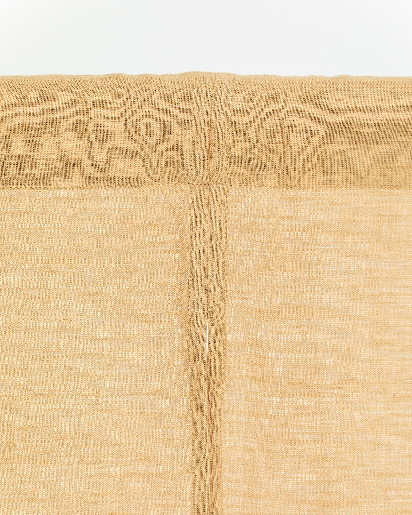 Linen noren curtains (1 pcs) in Sandy beige - MagicLinen