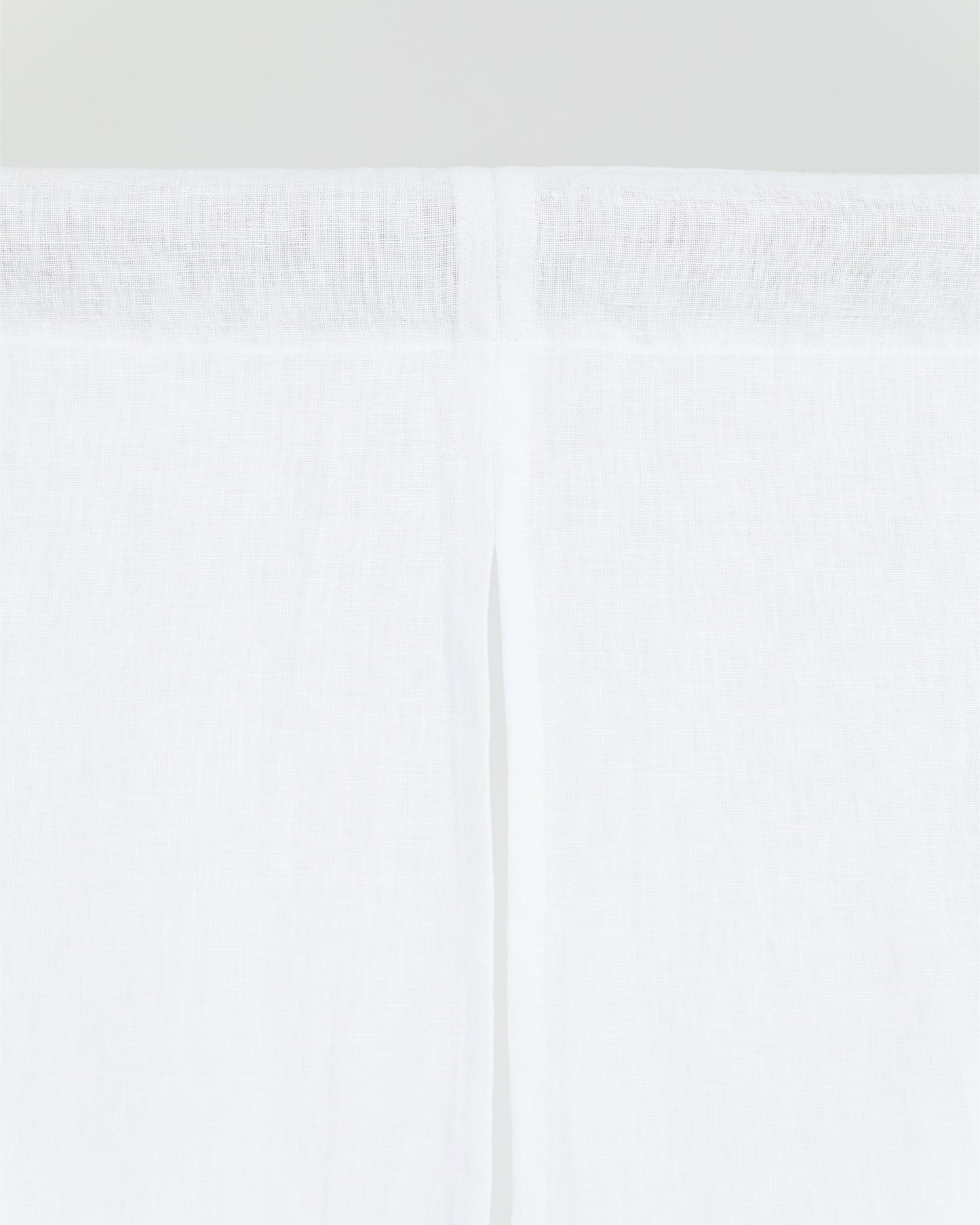Linen noren curtains (1 pcs) in White - MagicLinen