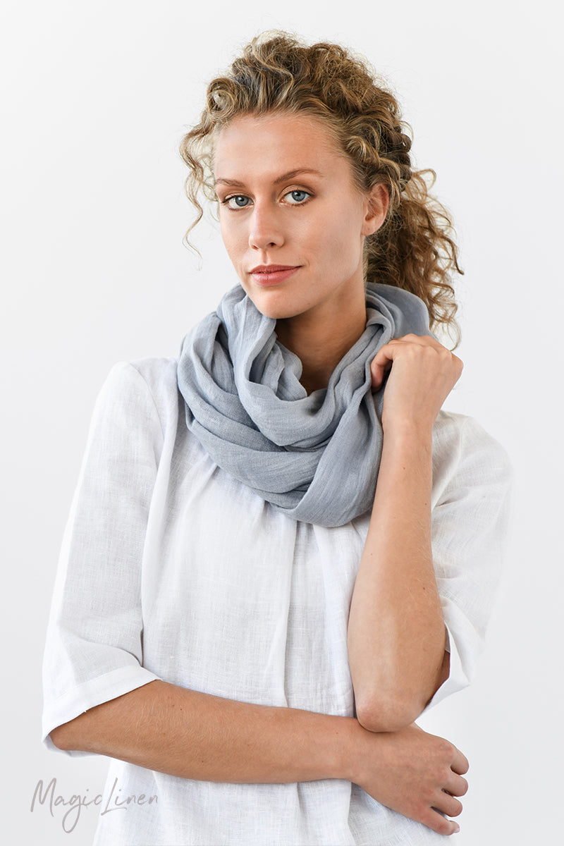 Women's linen scarf