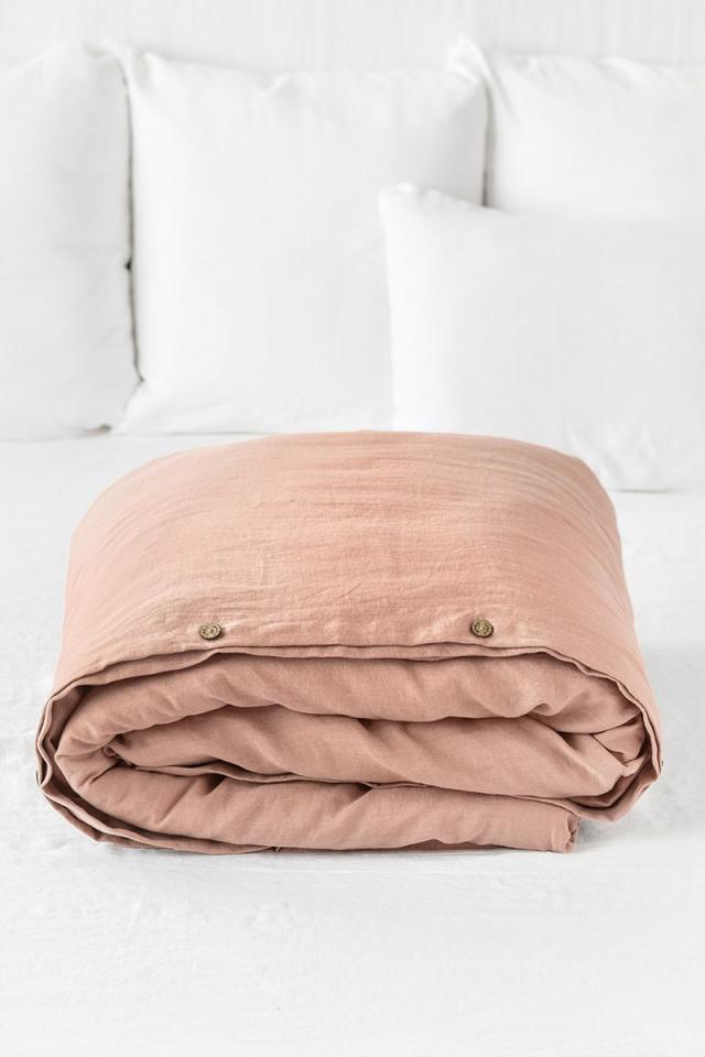 Kids linen duvet cover in various colors
