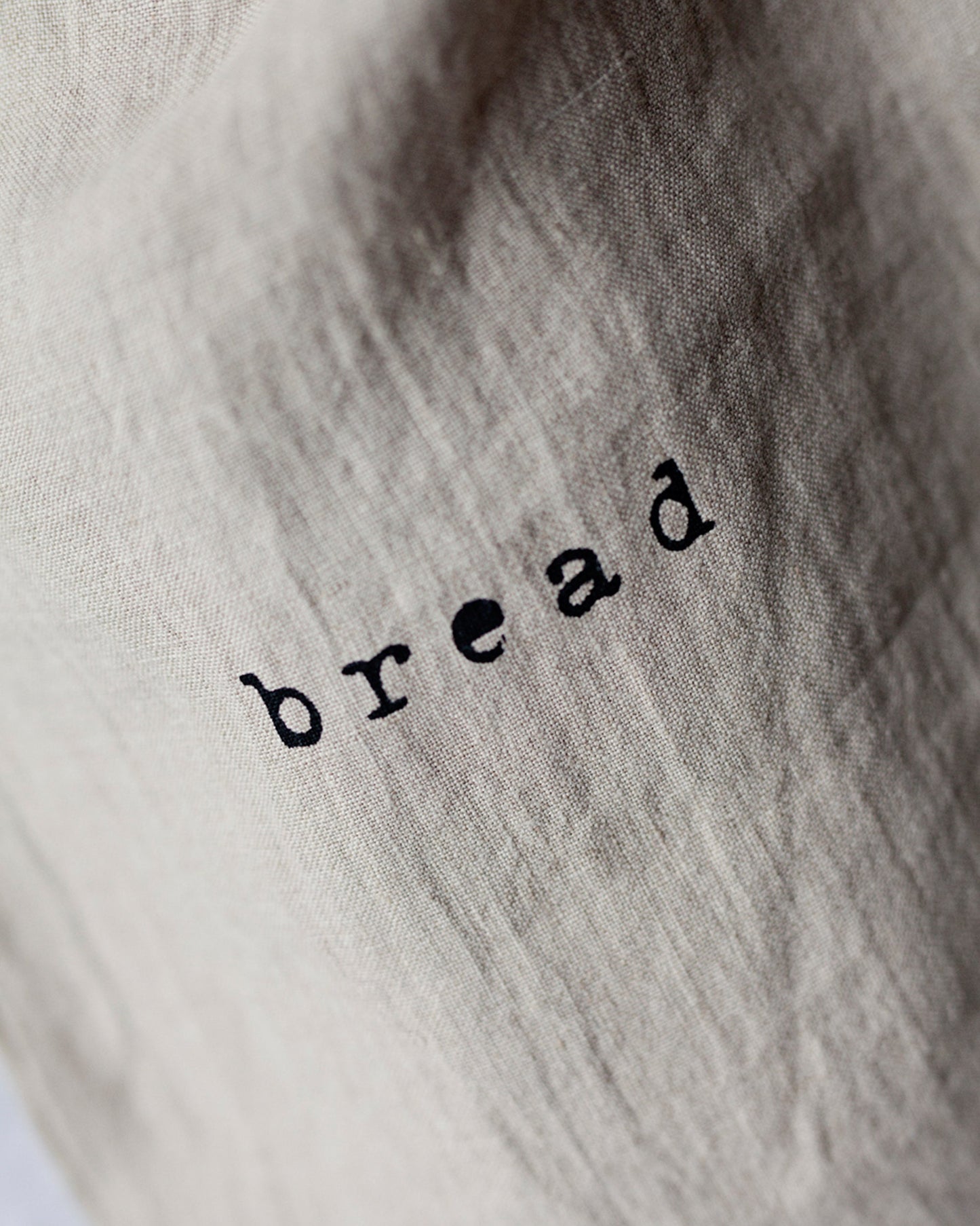 Printed linen bread bag - MagicLinen