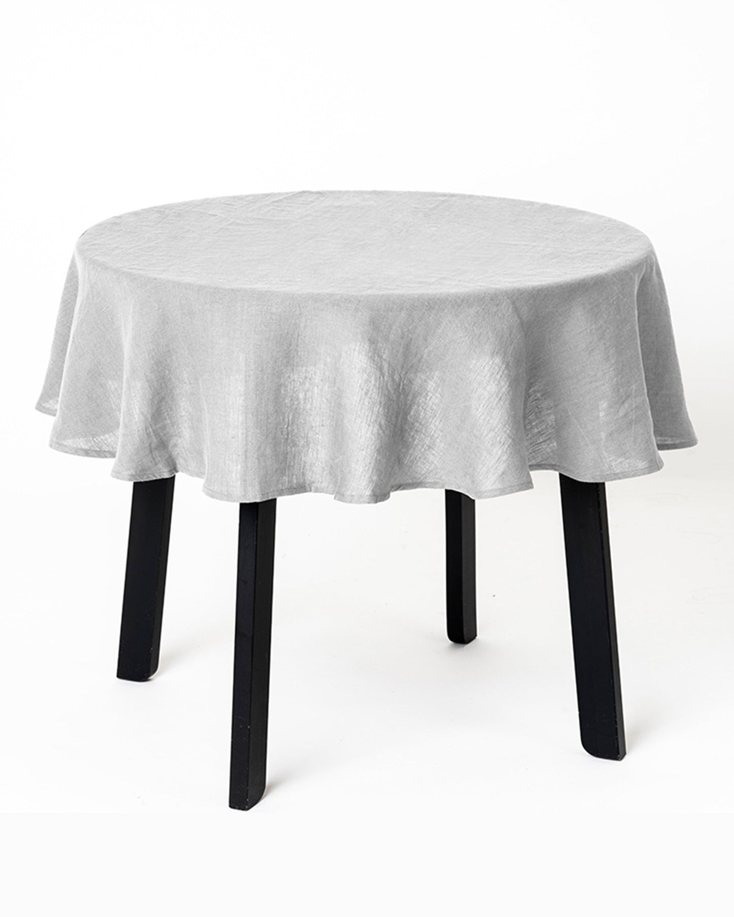 Round linen tablecloth - MagicLinen