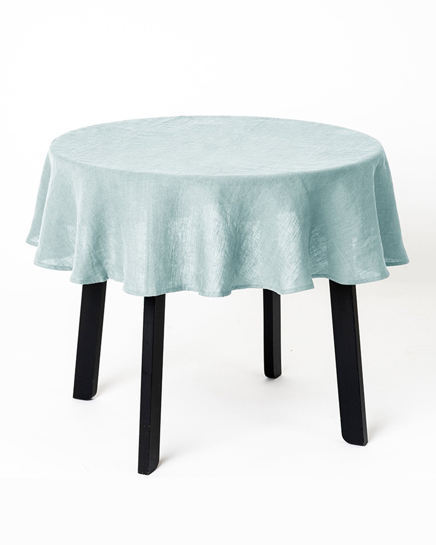 Round linen tablecloth - MagicLinen