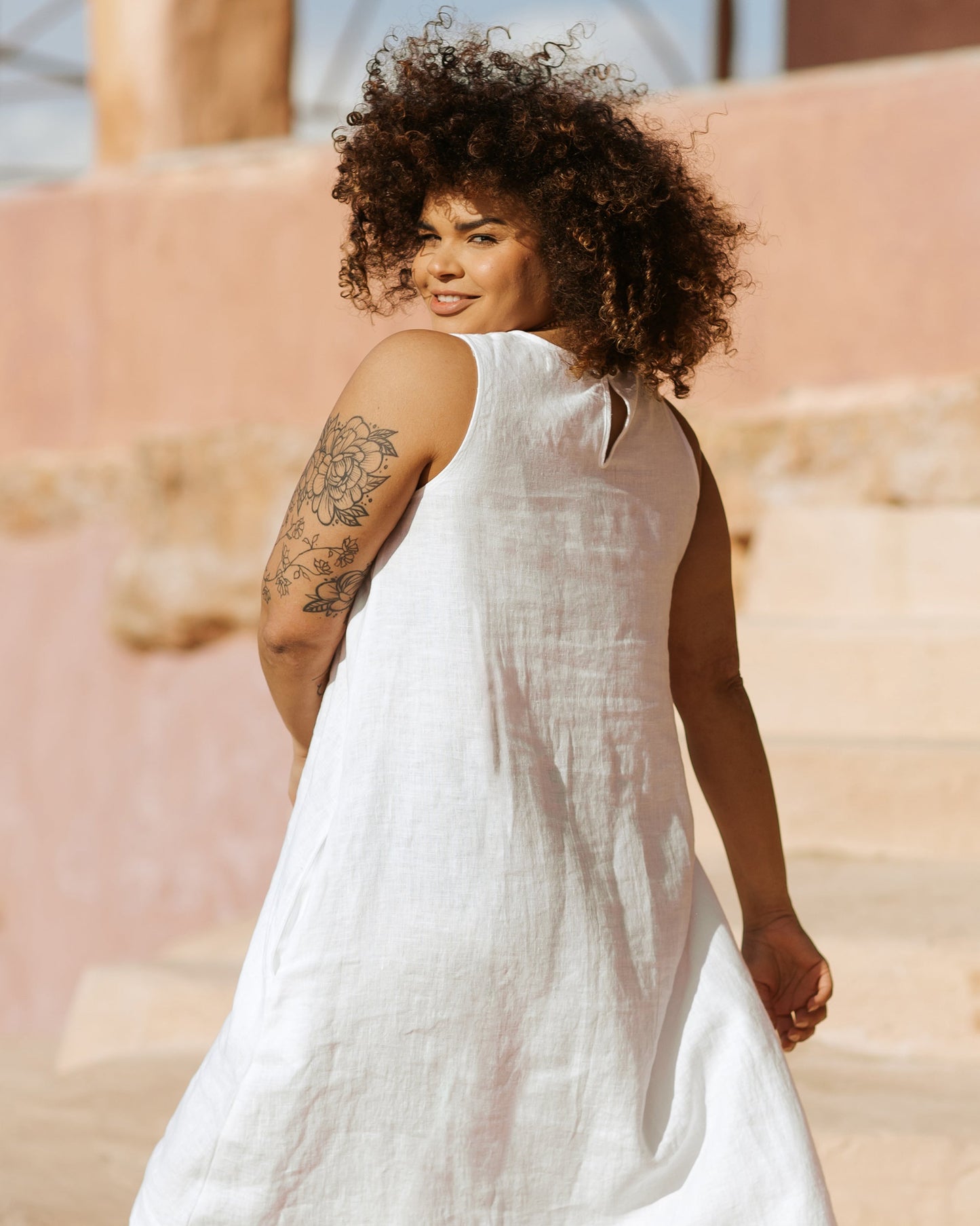 Royal TOSCANA linen dress - MagicLinen
