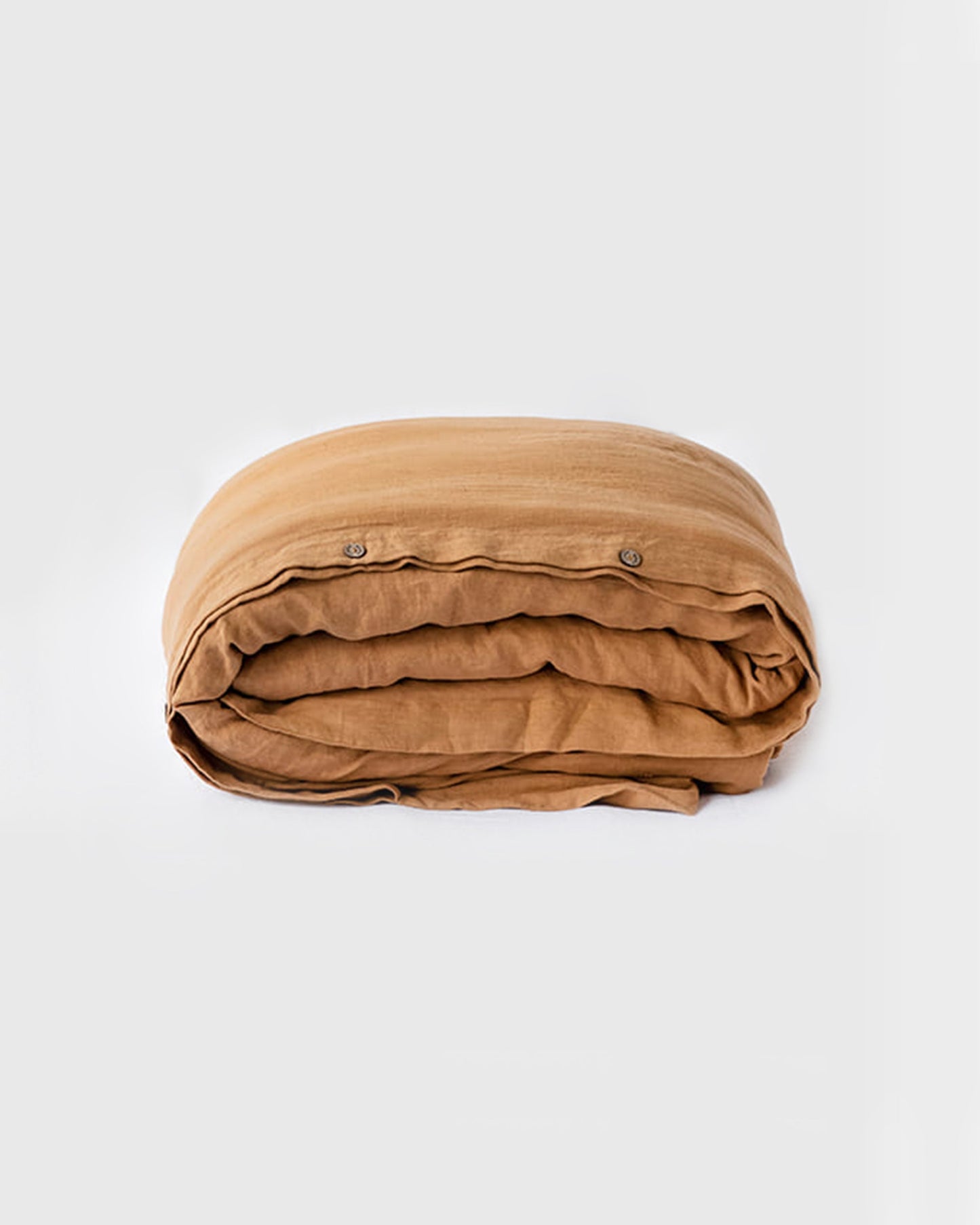 Tan linen duvet cover - MagicLinen