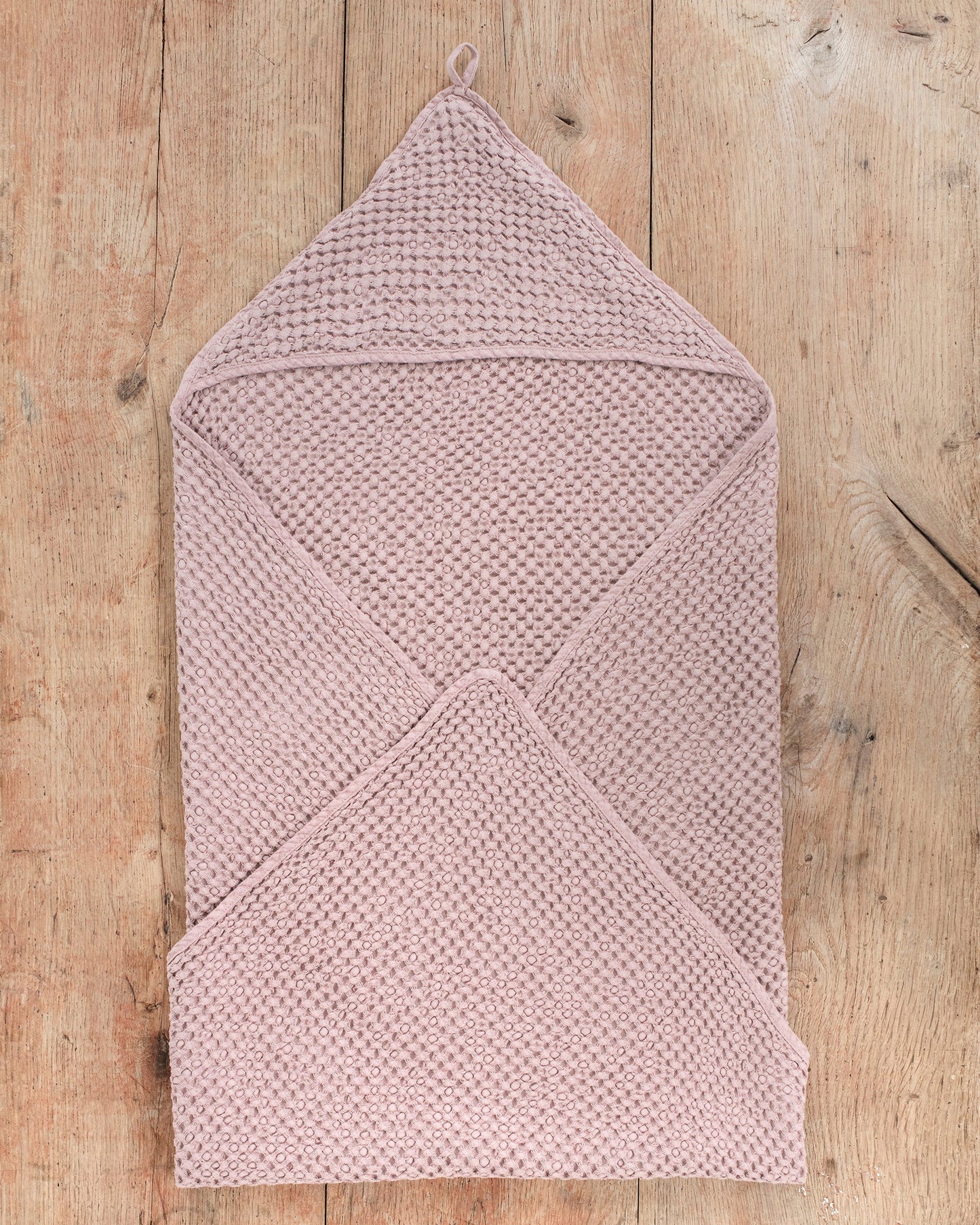 Hooded waffle baby towel - MagicLinen