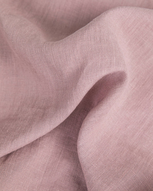 Woodrose wide medium weight linen fabric