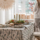 Natural & Winter print linen tablecloth 3