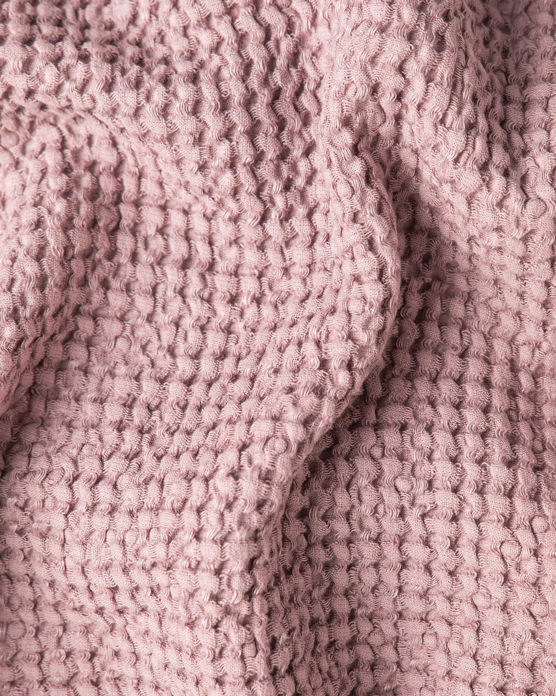 Waffle Bath Towel in Woodrose - MagicLinen