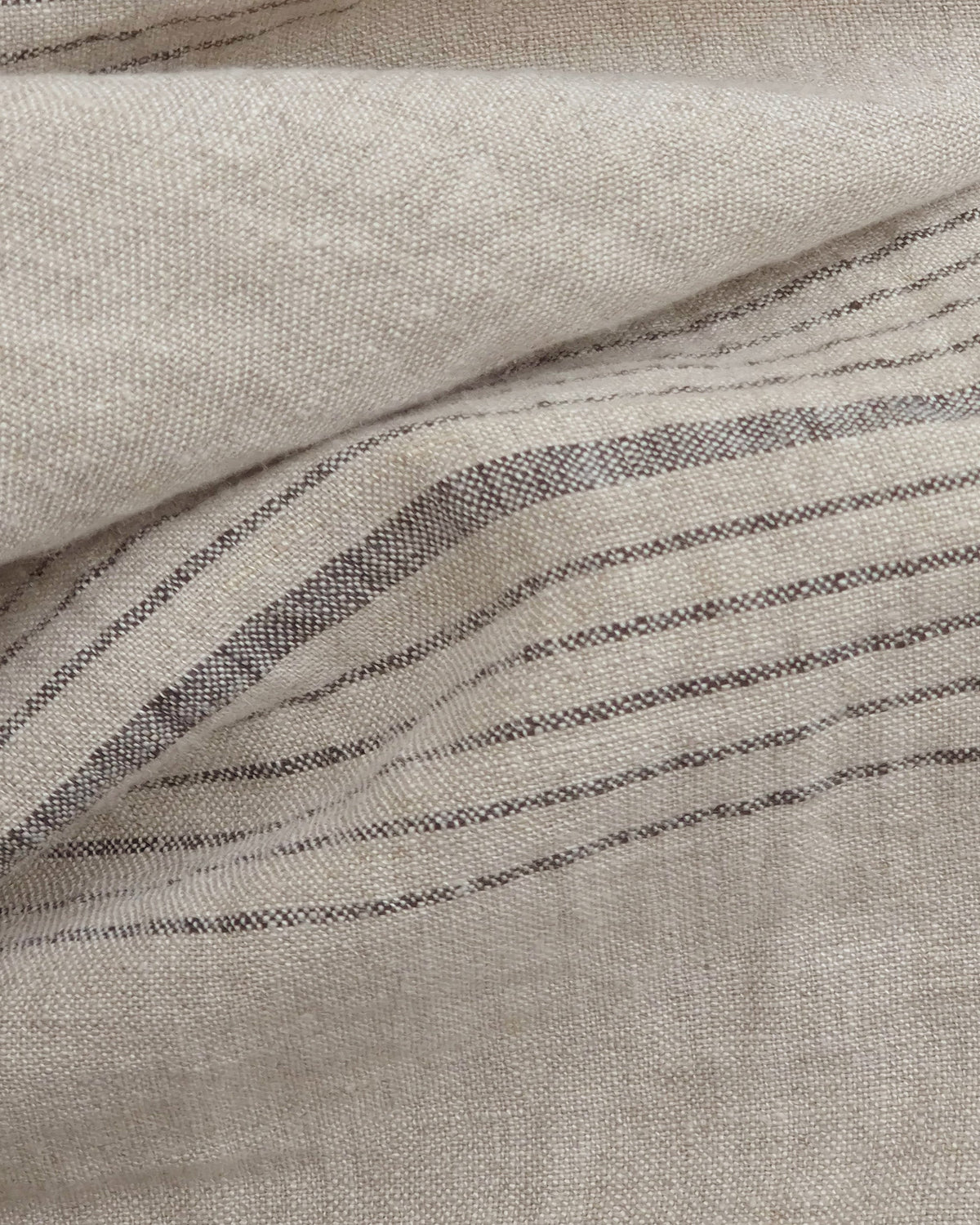 Linen kimono robe in Artisan stripe