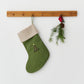 Christmas Stocking in Embroidered Christmas tree | MagicLinen