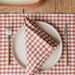 Clay Gingham Linen Napkin | MagicLinen