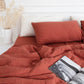 Clay linen pillowcase - MagicLinen
