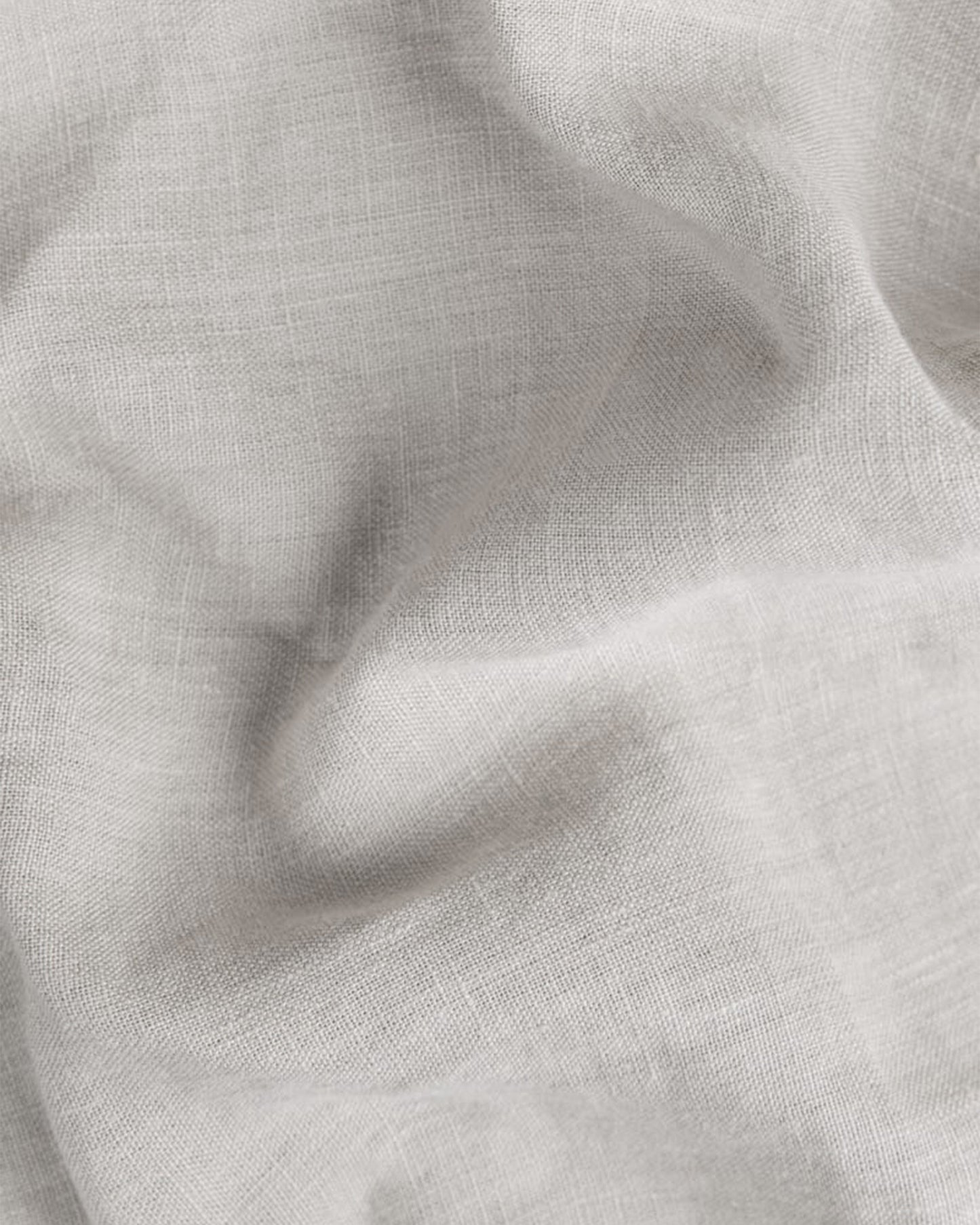 Light gray wide medium weight linen fabric