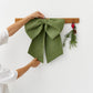 Forest green Linen Decorative Bow | MagicLinen