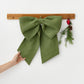 Forest green Linen Decorative Bow | MagicLinen