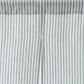 Linen Noren Curtains in Striped in Forest Green | Magiclinen