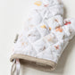 Linen Oven Mitt in Meadow Print | MagicLinen
