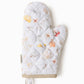 Linen Oven Mitt in Meadow Print | MagicLinen