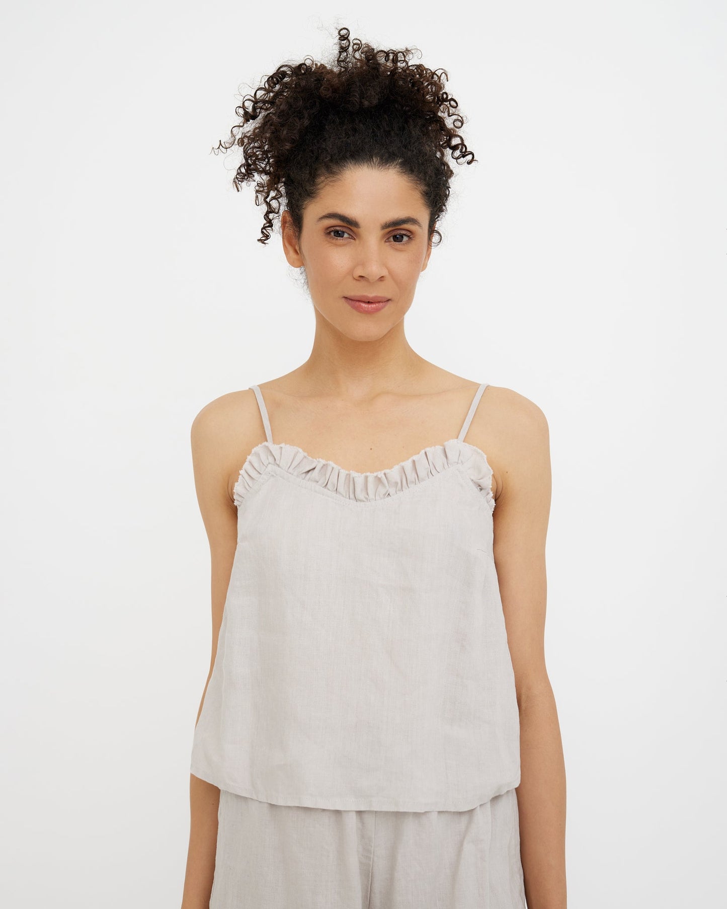 Linen pajama set NAPA in Natural flax