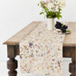 Linen Table Runner in Autumn forest Print | MagicLinen