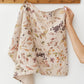 Linen Dish Towel in Autumn forest Print | MagicLinen
