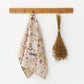 Linen Dish Towel in Autumn forest Print | MagicLinen