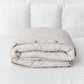Memory garden print linen duvet cover