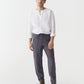 Men's Linen Pants BREMER in Anthracite | MagicLinen modelBoxOn