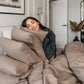 Mocha Linen Duvet Cover | MagicLinen