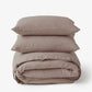 Mocha Linen Duvet Set | MagicLinen