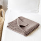 Mocha linen flat sheet