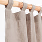 Tab Top Linen Curtain Panel in Mocha | Magiclinen