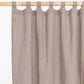 Tab Top Linen Curtain Panel in Mocha | Magiclinen